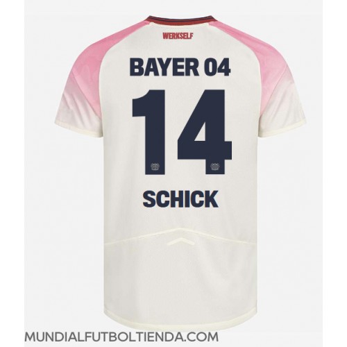 Camiseta Bayer Leverkusen Patrik Schick #14 Segunda Equipación Replica 2025-26 mangas cortas Camiseta Bayer Leverkusen Patrik Schick #14 Segunda Equipación Replica 2025-26 mangas cortas